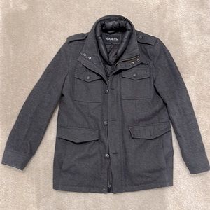 Guess Wool Military Style Jacket